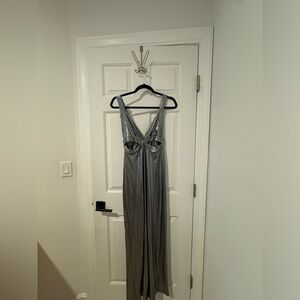 Metallic Pantsuit with cutouts